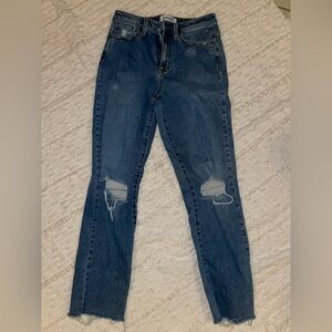 RSQ Blue Distressed Skinny Jeans